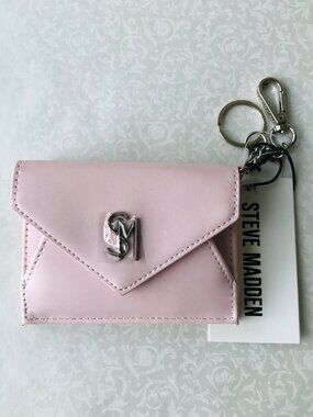 Steve Madden BMACKY   Card Case  w Coin pocket Wallet 4" X 3.5"